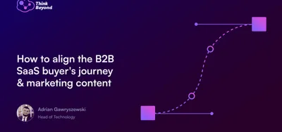 How to align the B2B SaaS buyer's journey & marketing content