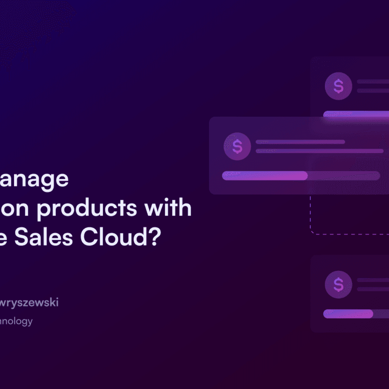 How to manage subscription products with Salesforce Sales Cloud_